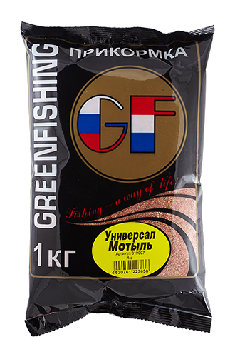 Прикормка зимняя Greenfishing Универсал Мотыль 1кг