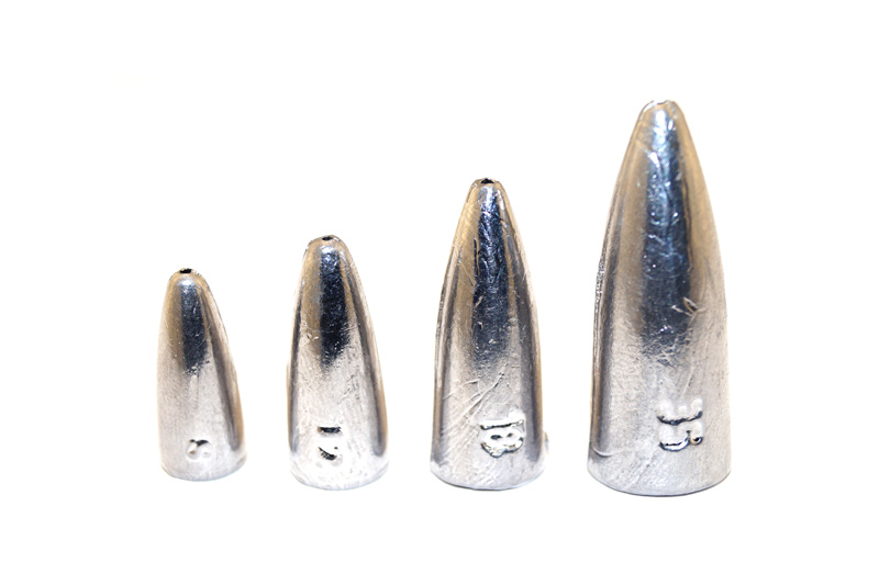 Грузило свинцовое Пуля удлиненная для техасской и каролинской оснастки 18гр Россия