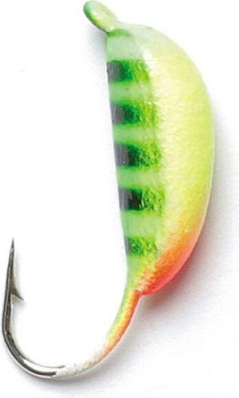 Мормышка вольфрамовая Lucky John Банан рижский с петелькой 040 - 12P