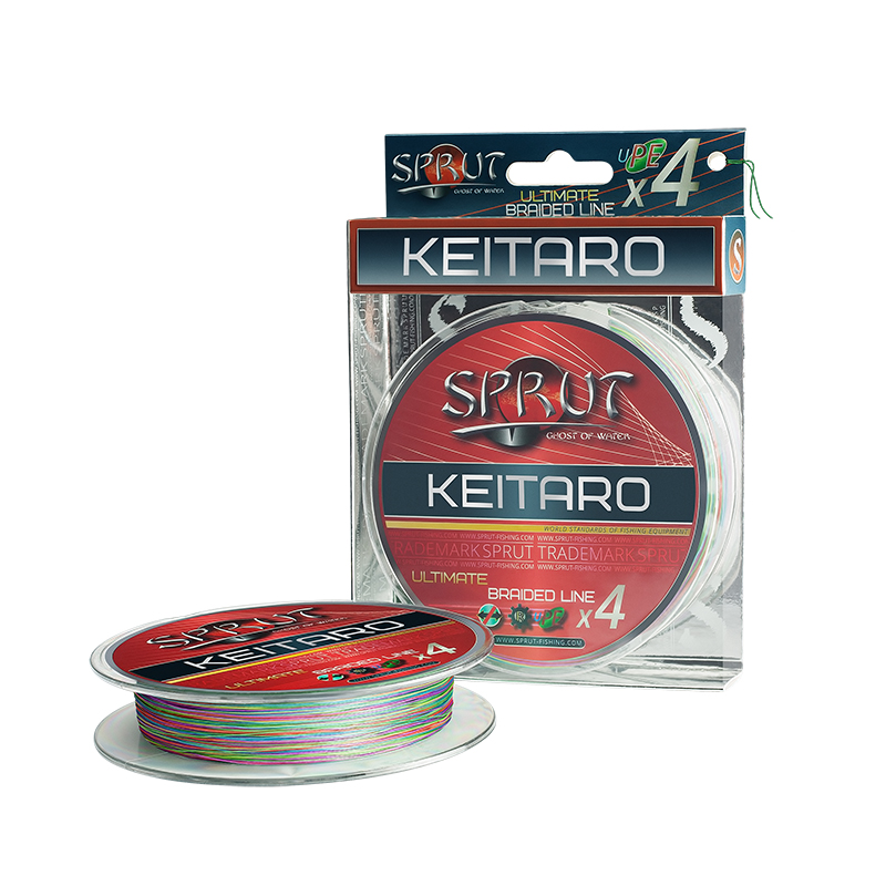 Плетеный шнур Sprut Keitaro Ultimate Braided Line x4 Multicolor 140м - 0.25мм - 19.1кг