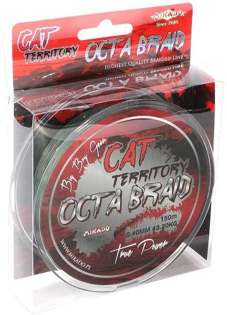 Плетеный шнур Mikado Cat Territory Octa Green 30м - 1.00мм - 132кг