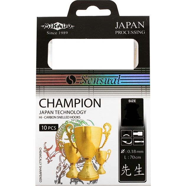 Крючки Mikado Sensual - Champion №12 NI