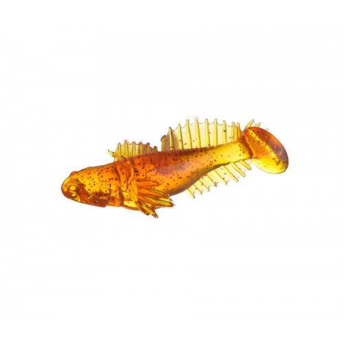 Виброхвосты съедобные Flagman Bulfish 1.5in 35 - honey red flake squid