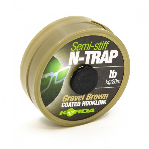 Поводковый материал Korda N-Trap Semi Stiff Gravel 20м - 6.8кг/15lb