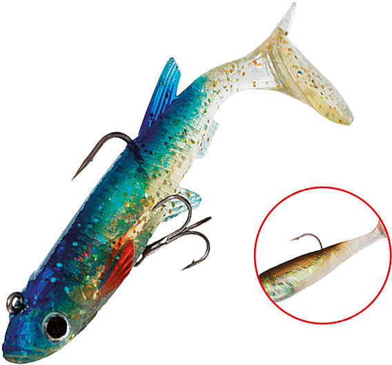 Приманка оснащенный Mikado Crystal Fish WXH-65 80 - 69