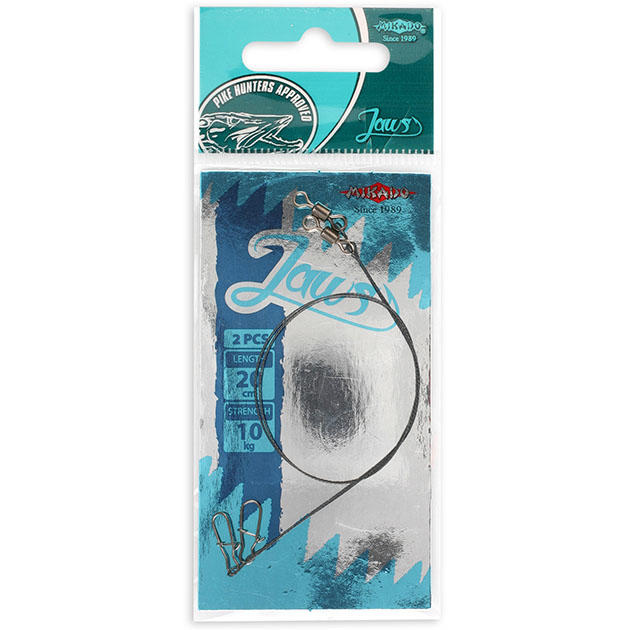 Поводок вольфрамовый Mikado Jaws Strong 20см - 18кг