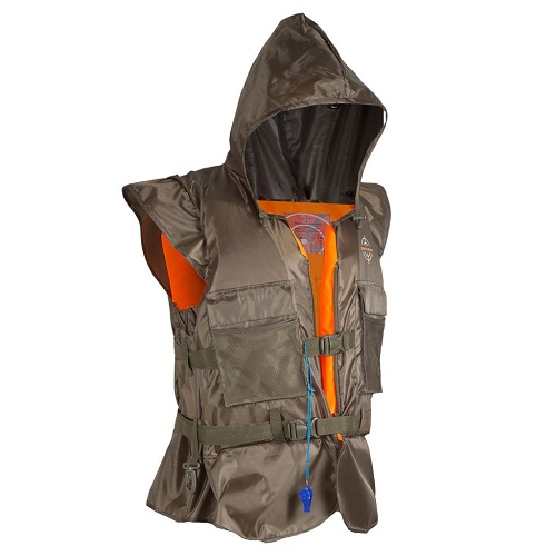 Жилет спасательный Shark с капюшоном до 60кг размер 44-48 Россия