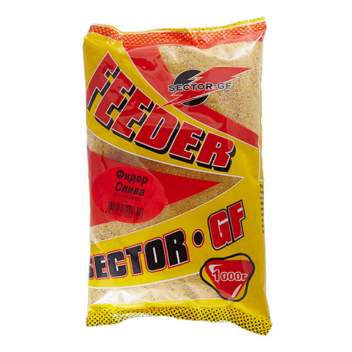 Прикормка летняя Greenfishing Sector-GF Фидер Слива 1кг