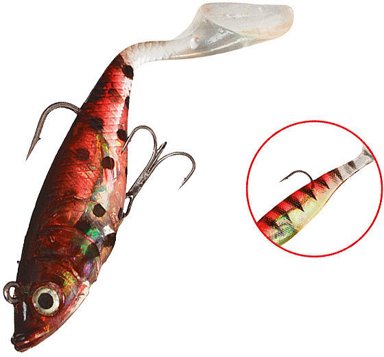 Приманка оснащенный Mikado Crystal Fish WXH-66 140 - 16