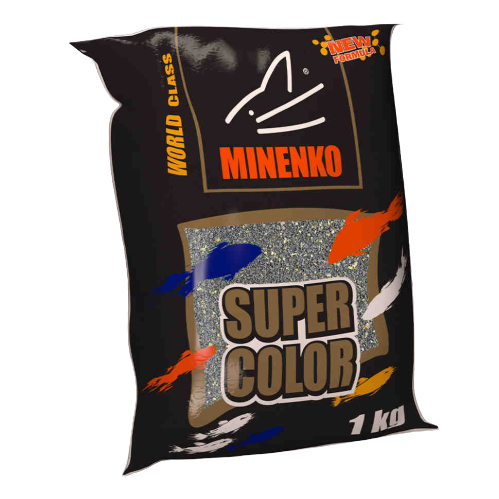 Прикормка летняя Minenko Super Color Плотва черный 1кг