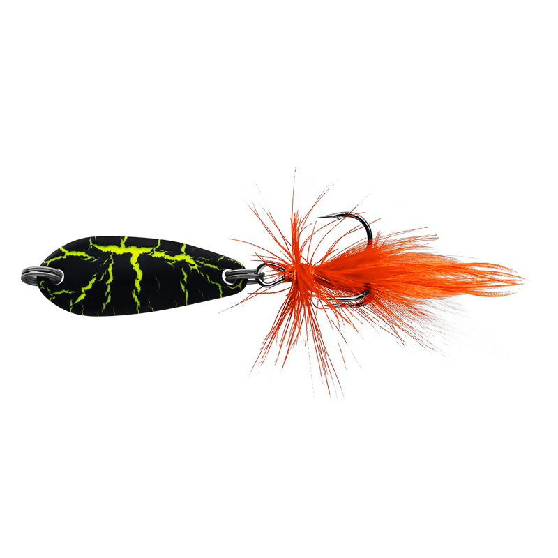 Блесна Sprut Yasuri Spoon 30 - 3.4гр - LT + дополнительный одинарный крючок