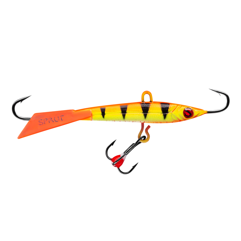 Балансир Sprut Hiko №7 цвет HP-UV + дополнительный тройник с фосфорной каплей