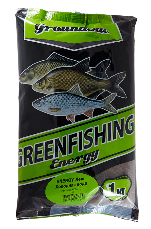 Прикормка зимняя Greenfishing Energy Лещ Холодная Вода 1кг