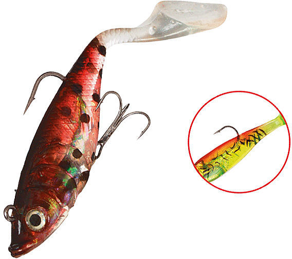 Приманка оснащенный Mikado Crystal Fish WXH-66 140 - 56