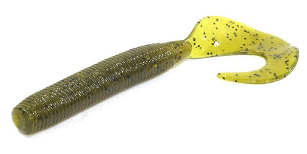 Приманка Allvega Cigar Grub 95 - green pumpkin