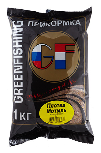 Прикормка зимняя Greenfishing Плотва Мотыль 1кг