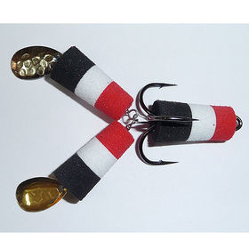 Приманка джиговая Лягншла 150 Red - White - Black Россия