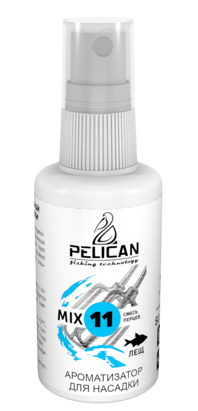 Ароматизатор спрей Pelican Mix 11 - Лещ - Спесь Перцев 50мл