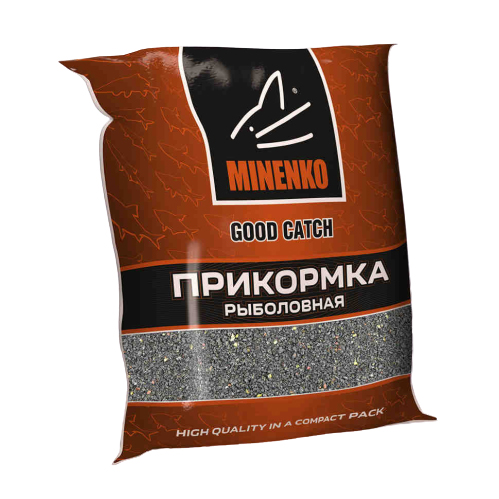 Прикормка летняя Minenko Good Catch Лещ черный 700гр
