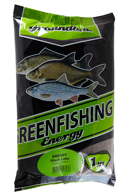 Прикормка зимняя Greenfishing Energy Black Lake 1кг