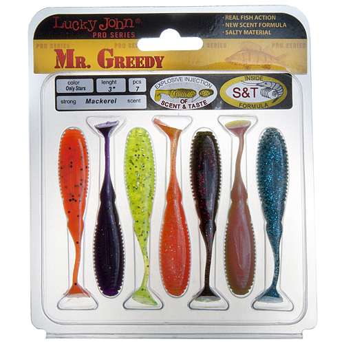 Приманка Lucky John Pro Series Mister Greedy 76 - MIX1