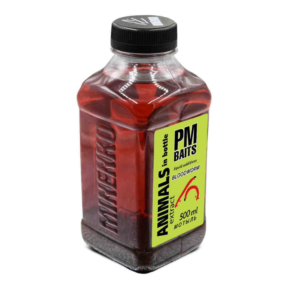 Ароматизатор жидкий Minenko PMbaits Animals in bottle Мотыль 500мл