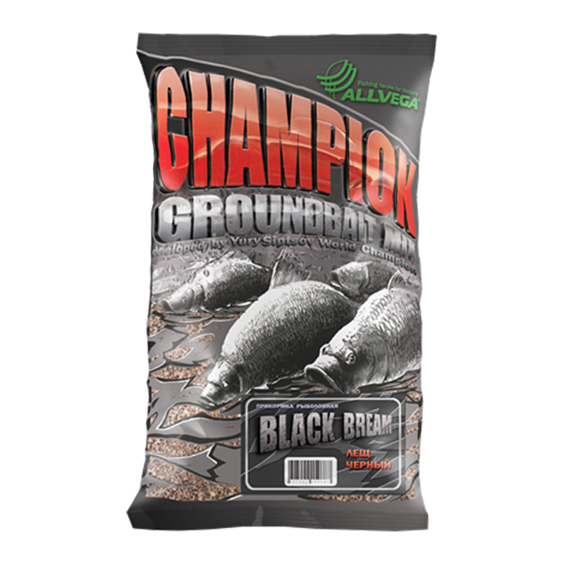 Прикормка летняя Allvega Champion Black Bream Черный Лещ 1кг