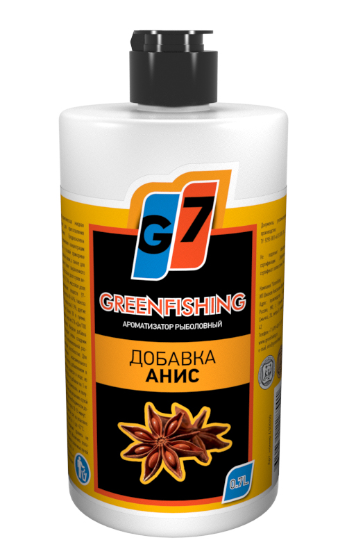 Добавка жидкая Greenfishing G7 Анис 700мл
