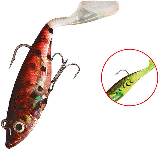 Приманка оснащенный Mikado Crystal Fish WXH-66 140 - 82