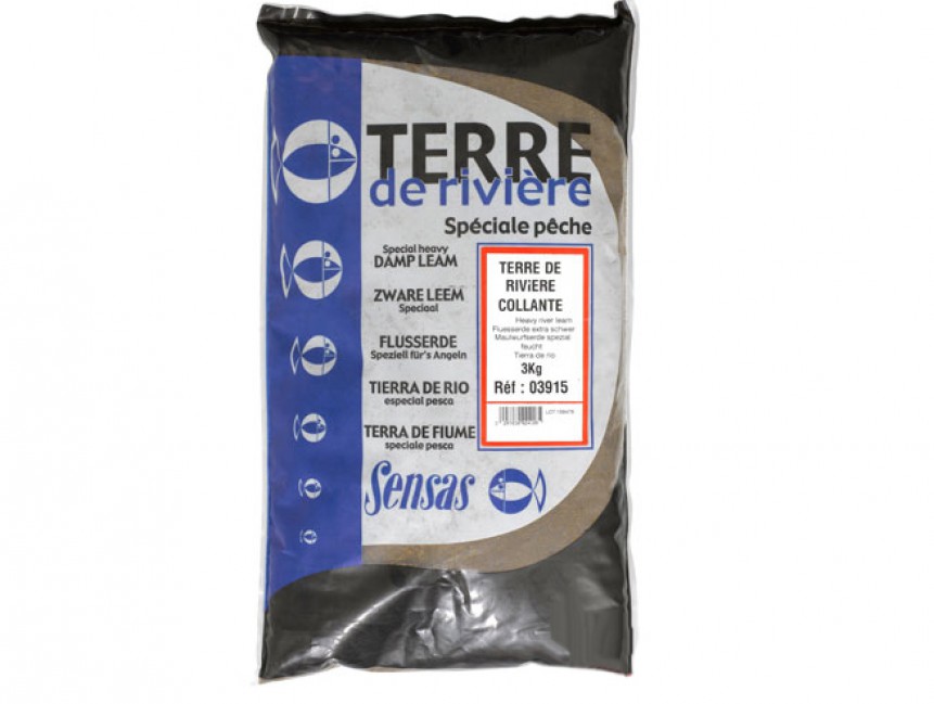 Грунт Sensas Sticky Terre De Riviere 3кг