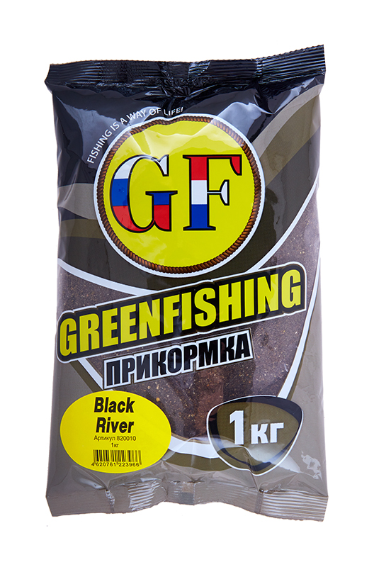 Прикормка летняя Greenfishing GF Black River 1кг
