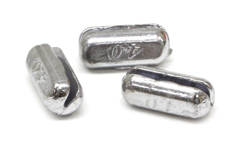 Грузила Цилиндр 6 секций зажимной с маркировкой набор Россия