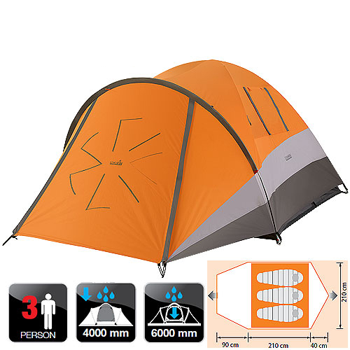 Палатка Norfin 3-х местная Dellen 3 NS