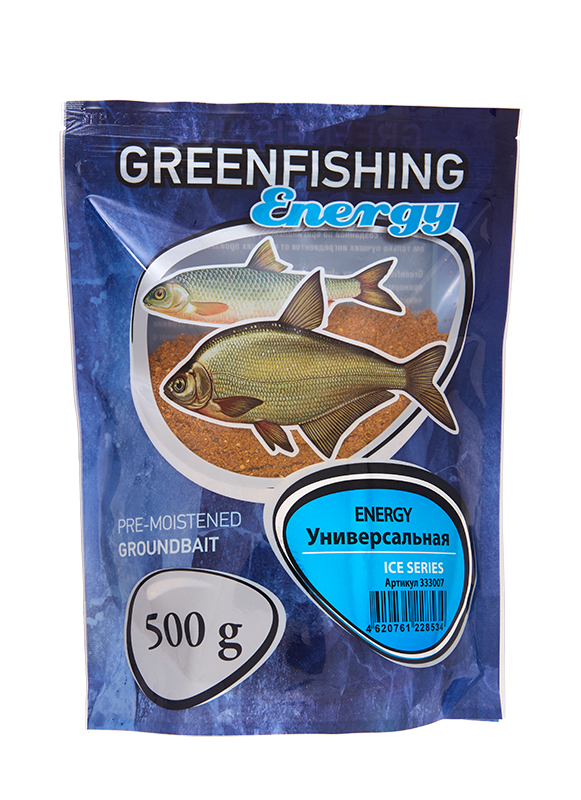 Прикормка зимняя Greenfishing Energy Ice Универсальная 500гр