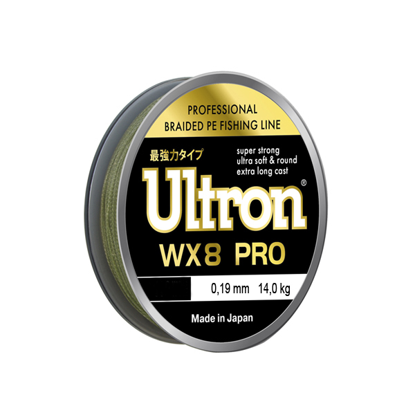 Плетеный шнур Ultron WX 8 Pro Khaki 137м - 0.30мм - 28кг
