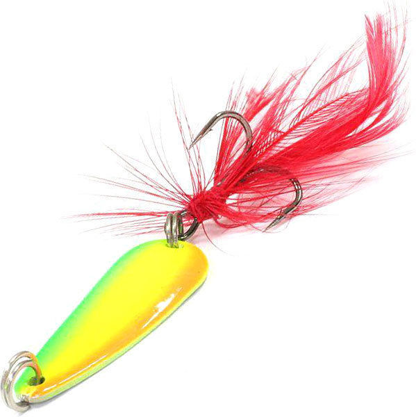 Блесна Sprut Kataro Spoon 30 - 3.2гр - FTL + дополнительный одинарный крючок