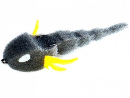 Рыбка поролоновая 3D Classic Black - Yellow 110 Россия