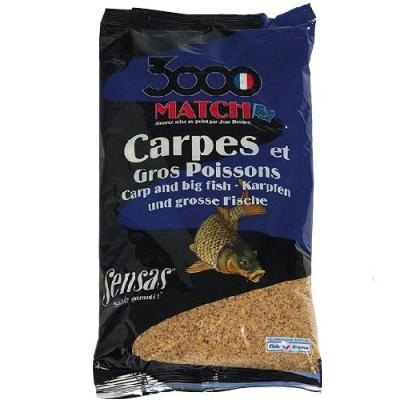 Прикормка летняя Sensas 3000 Match Carp 2кг