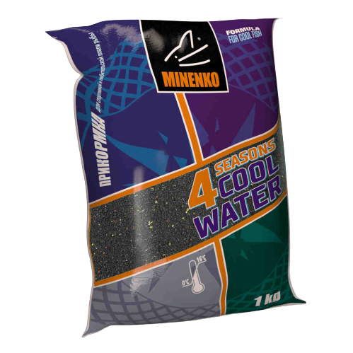 Прикормка всесезонная Minenko Cool Water - 4 Season Лещ Черный 1кг