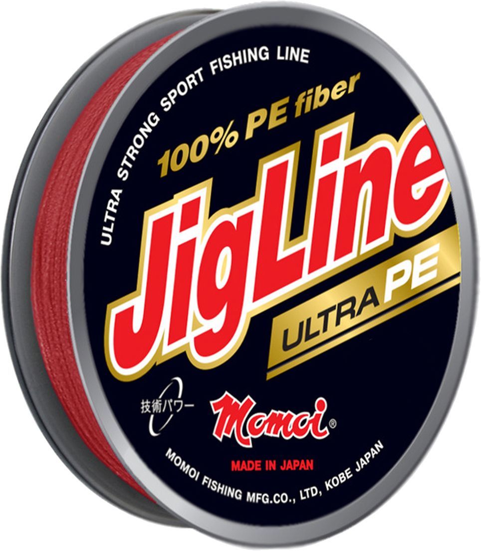 Плетеный шнур Momoi JigLine Ultra PE Ruby 100м - 0.09мм - 6.1кг