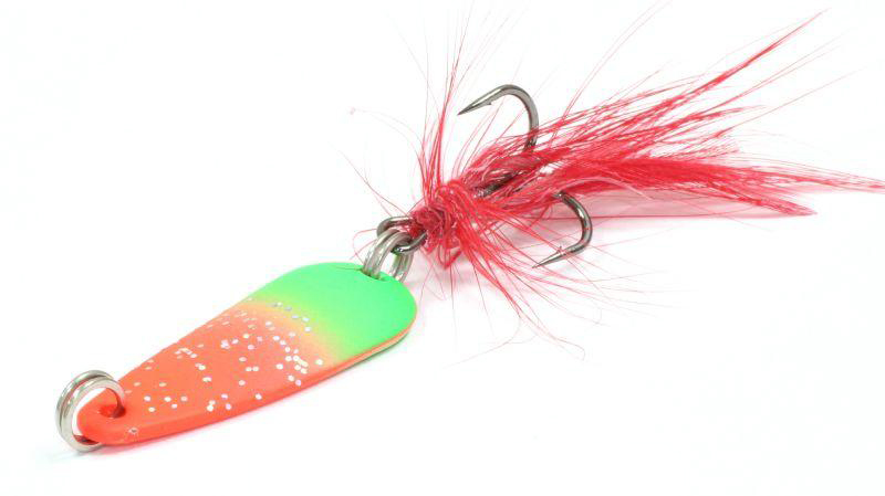 Блесна Sprut Kataro Spoon 30 - 3.2гр - RGR + дополнительный одинарный крючок