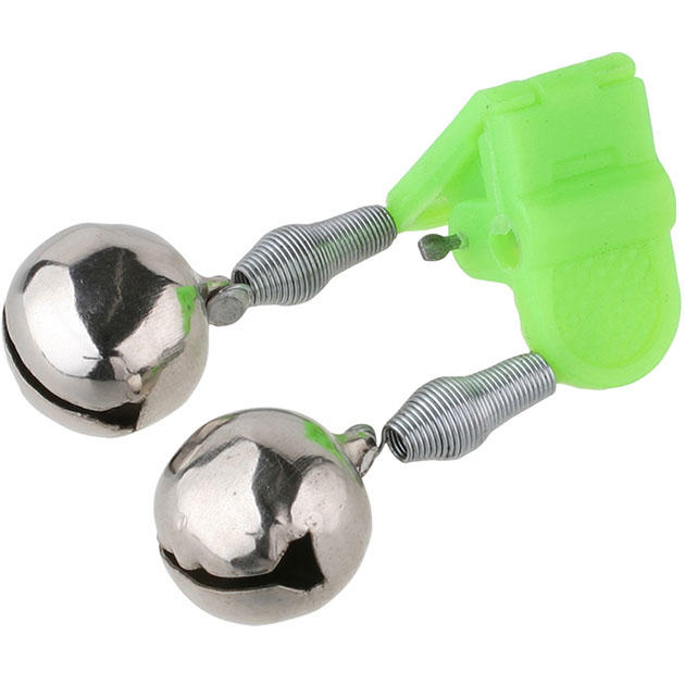 Сигнализатор поклёвки двойной бубенчик с прищепкой Mikado AMR02-1199-16