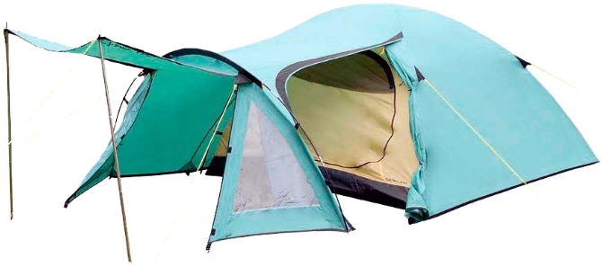 Палатка туристическая Campland 3-х местная Lizard 3